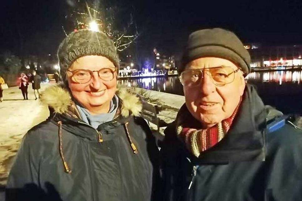 Richtig gut gefällt Gerd und Hildegard Schwiemann die neue Lichterstadt.