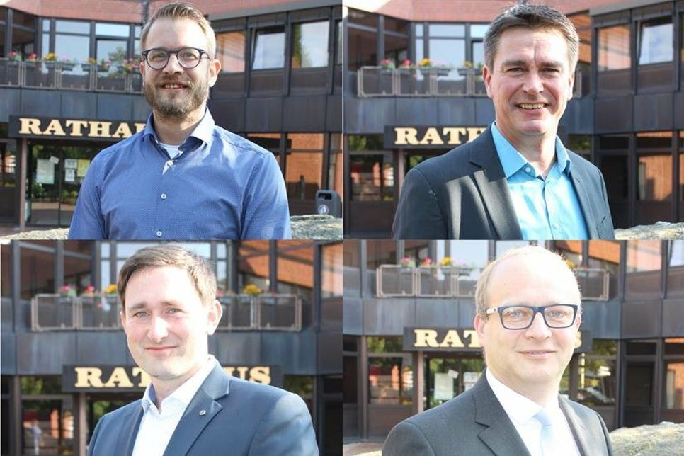 Alexander Löhr (oben lks.), Michael Robien (oben re.), Karsten Zwieg (unten lks.), Björn Dornbusch (unten re.).