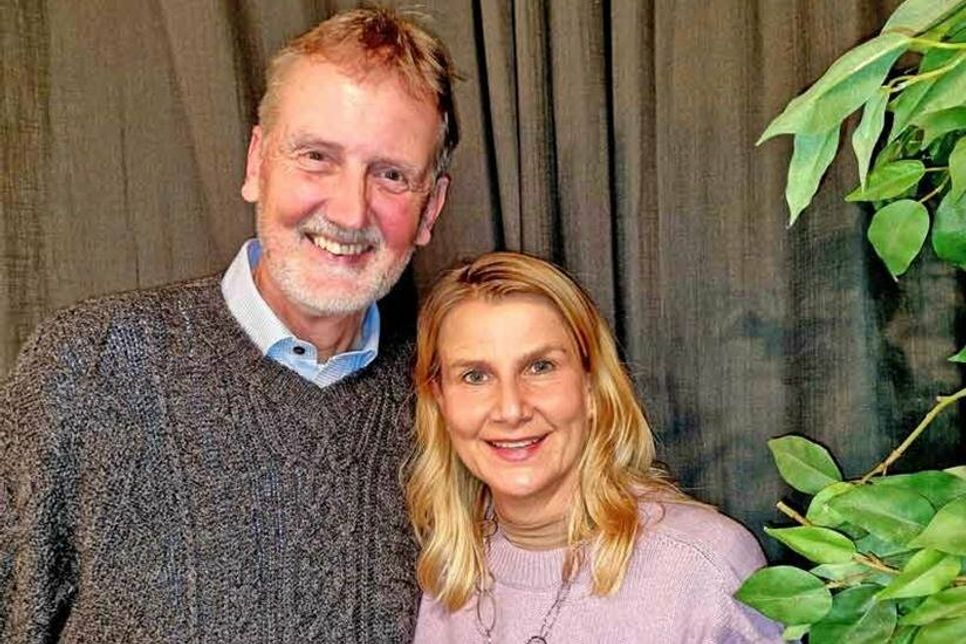 „Wiedergewählt: Manuela Lorenz und Uwe Liebelt.