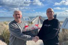 Udo Werner (lks.) und Herwart Langmaack.