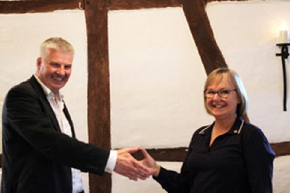 Die Präsidentenübergabe von Steffen Knoop zu Vera Litzka fand im Restaurant des Marienhofes statt.