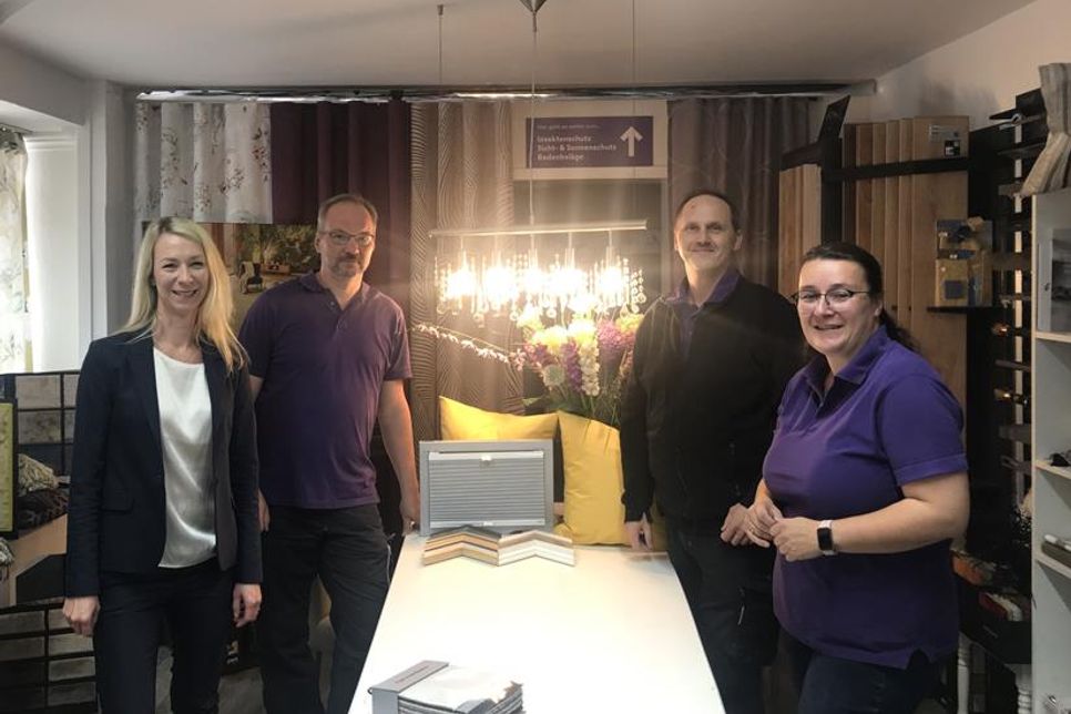 Das Team der Raumstation (v. lks.): Tanja Zschunke, Swen Butzke, Markus Hinrichs und Svenja Hamann.