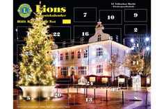 Der weihnachtlich geschmückte Timmendorfer Platz mit dem Alten Rathaus ist diesmal das Motiv auf dem Adventskalender des Lions Clubs Lübecker Bucht.