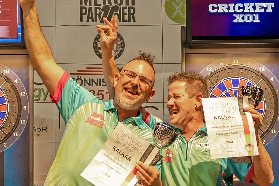 Die deutschen Meister Thomas Mehl und Dennis NiebaumFotos: hfr