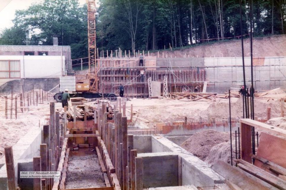 Ein Bild vom Bau der Gogenkroghalle, zur Verfügung gestellt von Thomas Schwarz.
