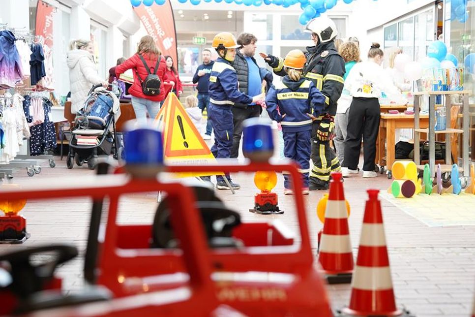 Die Kinderfeuerwehr war ebenfalls vor Ort.