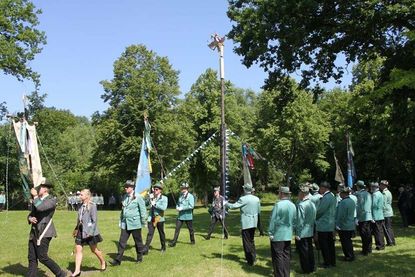 Traditionell werden auf dem Schützenplatz die jährlichen Ehrungen vorgenommen.