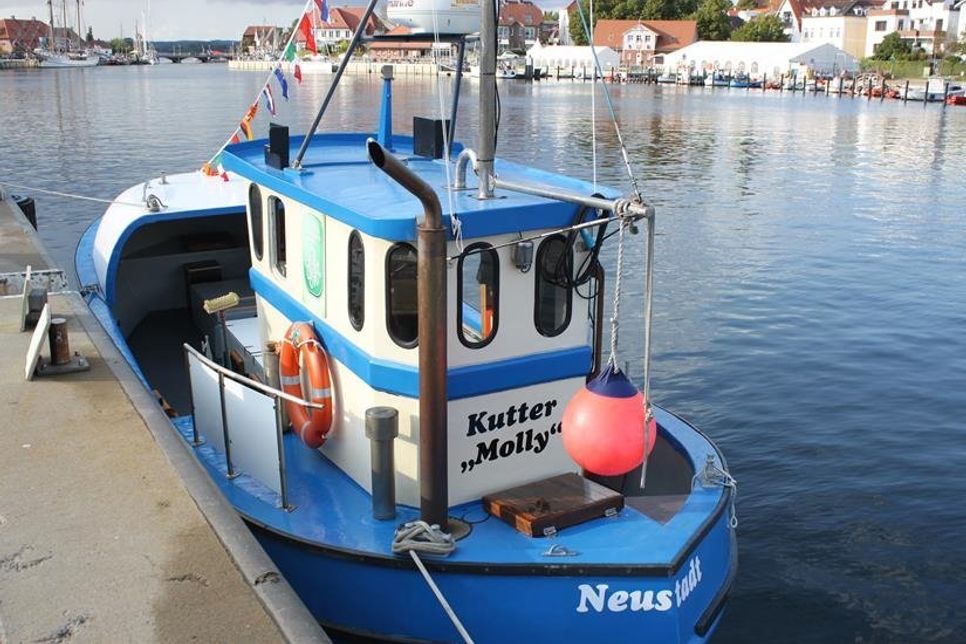Der Angelkutter „Molly“ ist jetzt bereit, in See zu stechen.