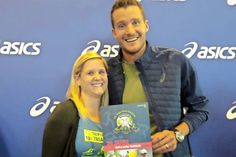Nadine Zahradnik mit Jan Frodeno.