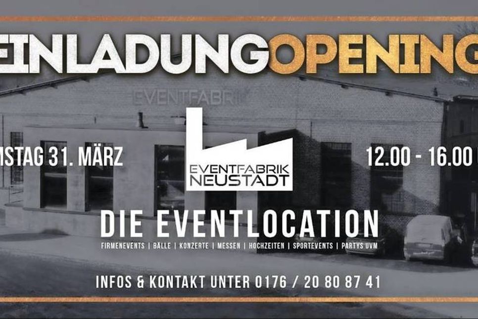 Tag der offenen Tür in der neuen Eventfabrik in Neustadt