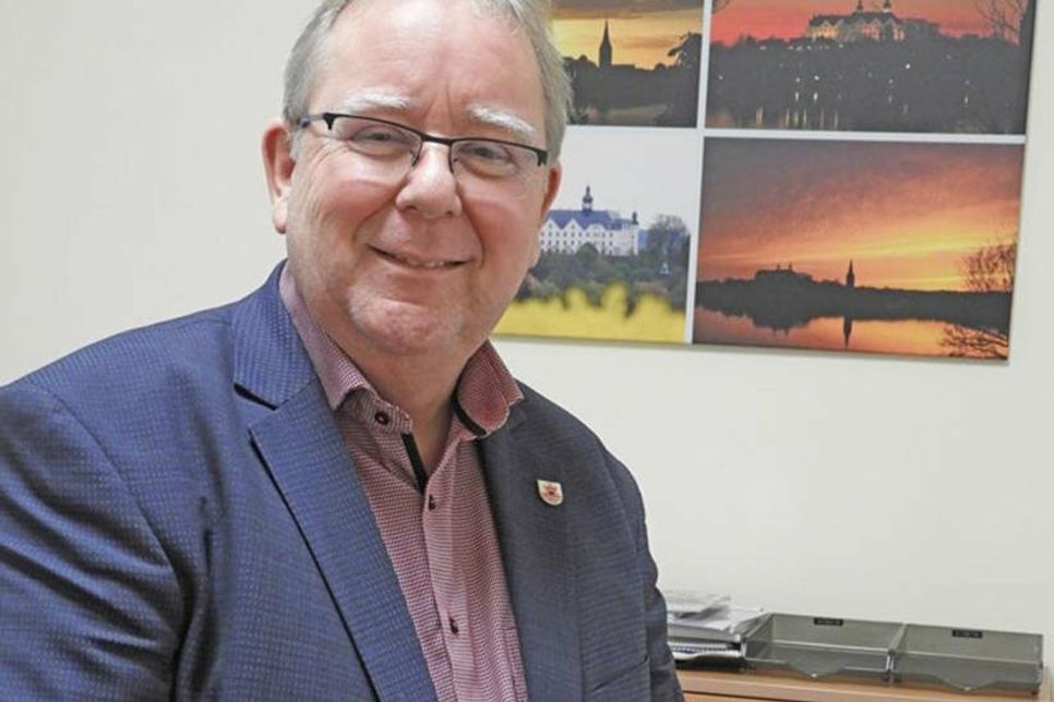 Bürgermeister Lars Winter gab einen Ausblick auf 2022 in Plön.