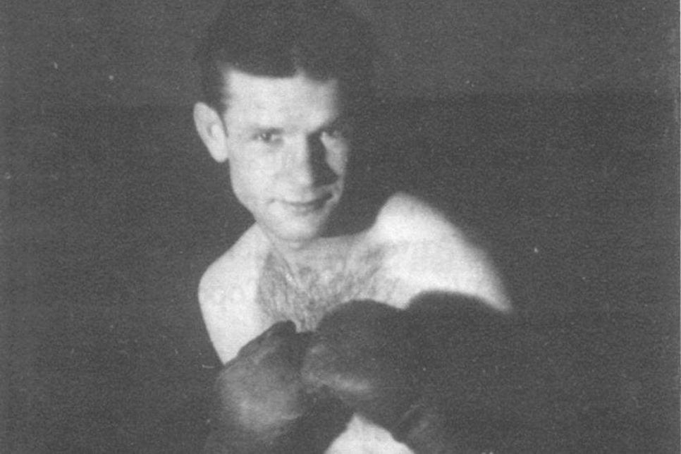 Willi Wisotzki boxt für den BSV (1947).