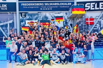 Großer Jubel: Die „Deafboys“ samt Fans bei der Weltmeisterschaft in Kopenhagen im Juli 2023.