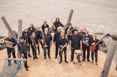 „Die Bandfelder“ sorgen beim Frühschoppen für musikalische Unterhaltung.