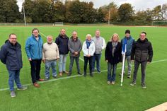 Am Freitag nehmen die Vertreter von Stadt und Schulverband den erneuerten Sportplatz offiziell in Betrieb.