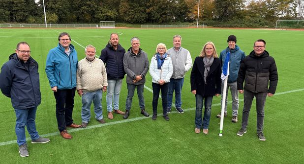 Am Freitag nehmen die Vertreter von Stadt und Schulverband den erneuerten Sportplatz offiziell in Betrieb.