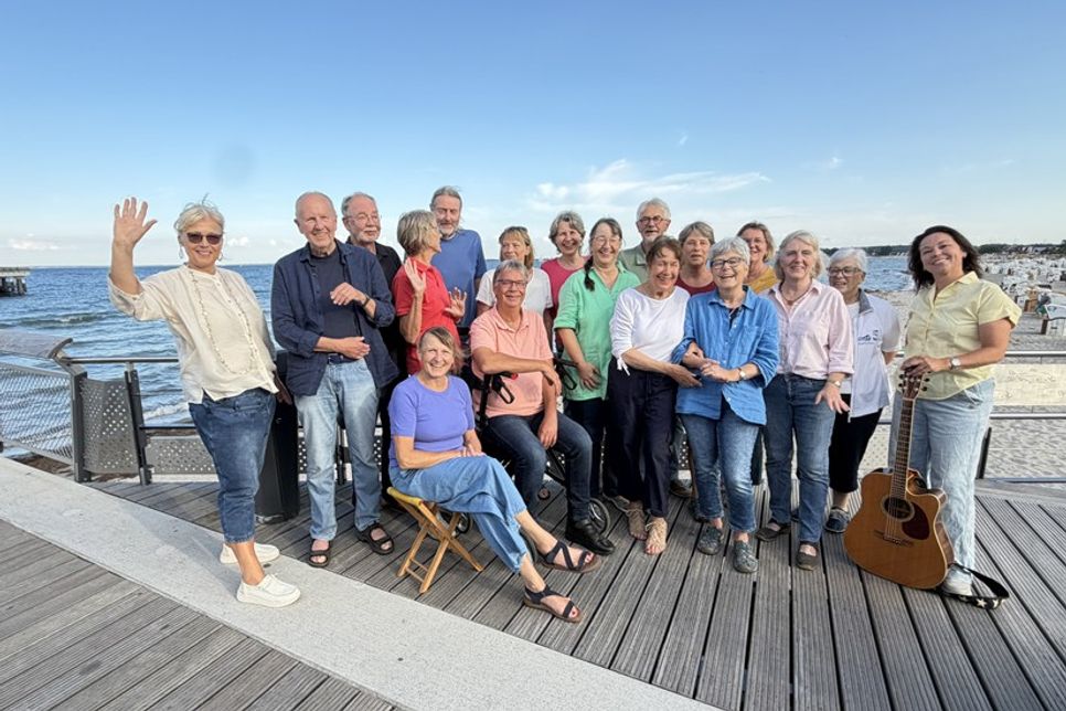 Der Chor Singin’ Haffkrug startet nach der Sommerpause wieder mit seinen Proben und freut sich über neue Mitsänger.
