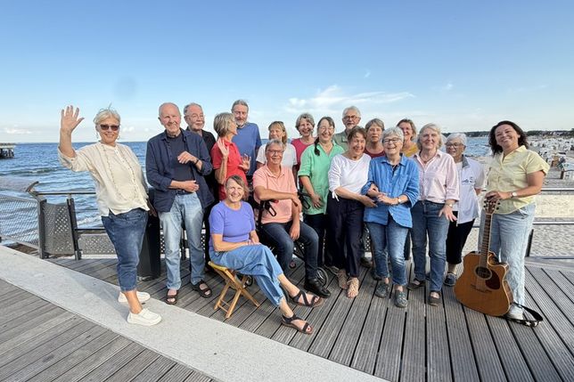 Der Chor Singin’ Haffkrug startet nach der Sommerpause wieder mit seinen Proben und freut sich über neue Mitsänger.