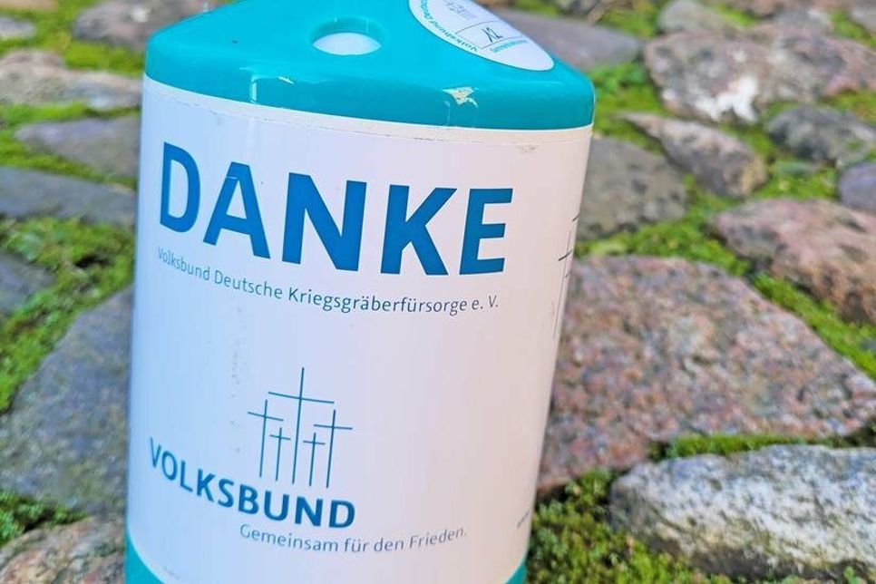 Mit dieser Sammeldose könnten in den nächsten Wochen Samm-ler*Innen vor Ihrer Tür stehen.