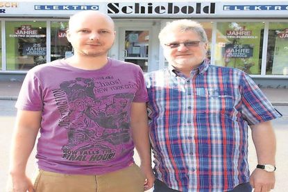 Sie stehen für persönlichen Kontakt und Verlässlichkeit - Firmengründer Uwe Schiebold (lks.) und Geschäftsführer Mirko Willsch.