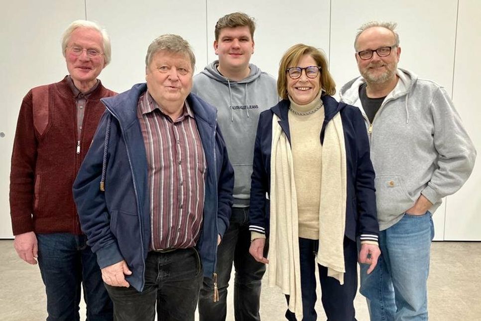 Der neue Vorstand des Scharbeutzer Ortsverbandes der Grünen.