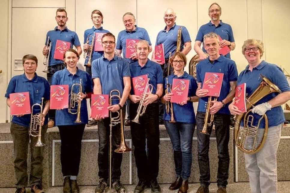 Der Posaunenchor.