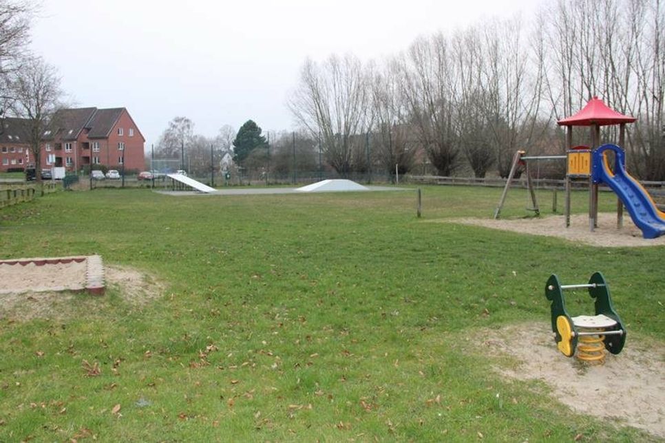 Der jetzige Wiesenkrog - Spielplatz