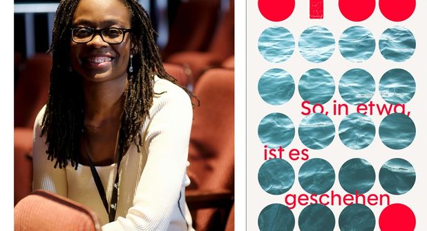 Die Bachmann-Preisträgerin Sharon Dodua Otoo liest am 8. September in der Stadtbücherei aus ihrem Roman „So, in etwa, ist es geschehen“ vor. (Foto lks.: © Francis Oghuma)