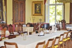 Der große Saal, in dem jährlich das Gildefrühstück der Haßberger Totengilde von 1741 e.V. stattfindet.