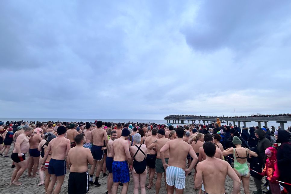 Abbaden an der Erlebnis-Seebrücke