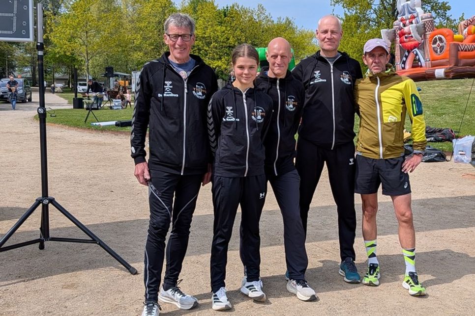 Peter Massny, Pia Feline Loors, Rolf Brandt, Andreas Boller und Andreas Loors starteten bei den Landesmeisterschaften (v. lks.).