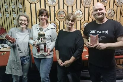 Cornelia Meisburger, Annkatrin Stark, Daniela Nagel und Daniel Funke (v. lks.).