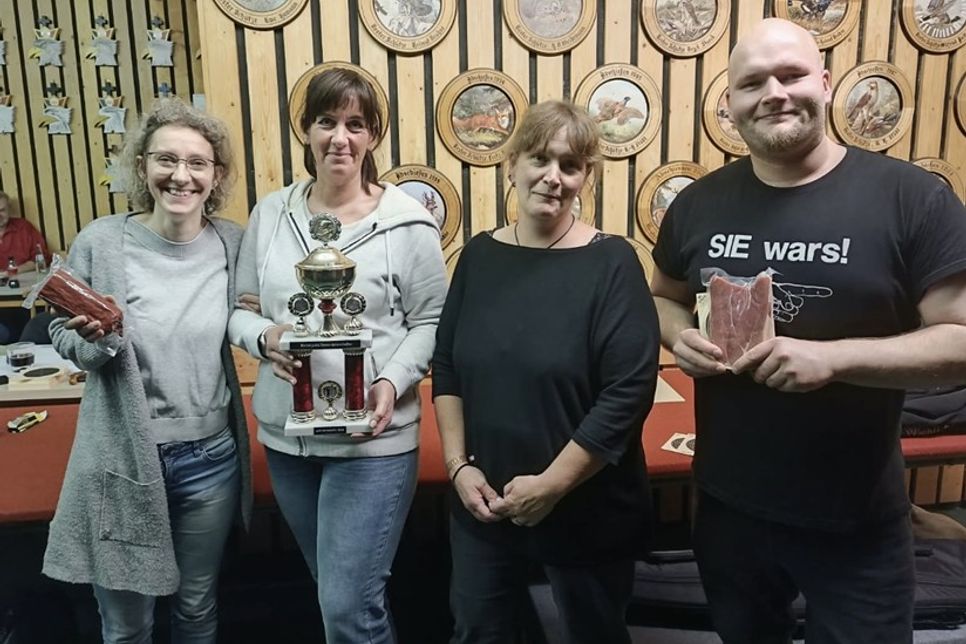 Cornelia Meisburger, Annkatrin Stark, Daniela Nagel und Daniel Funke (v. lks.).