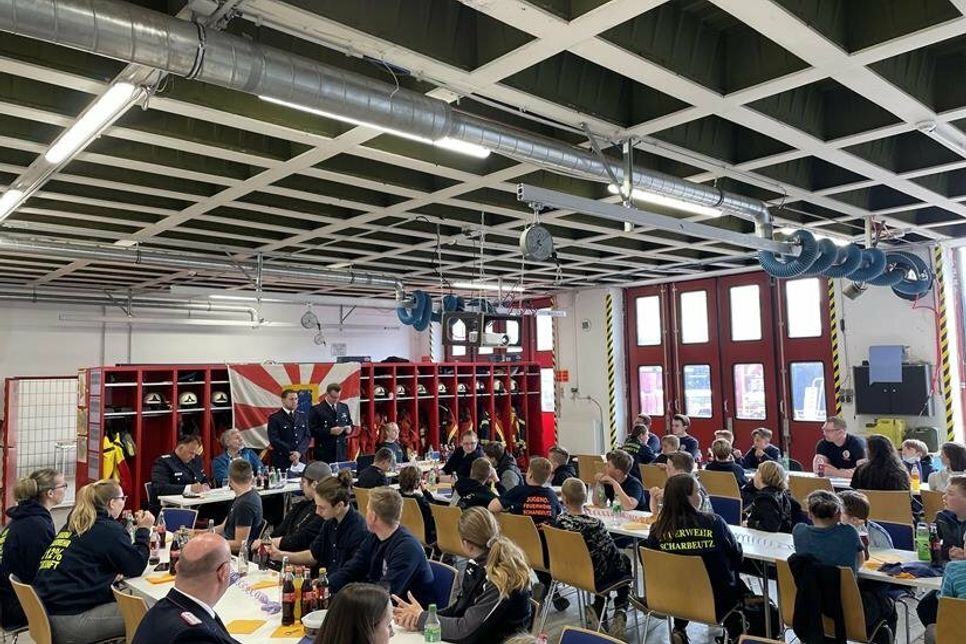 Jugendfeuerwehrversammlung.