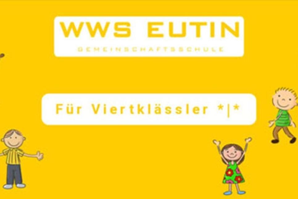 Gleich auf der Startseite der Homepage werden die Viertklässler*innen angesprochen.