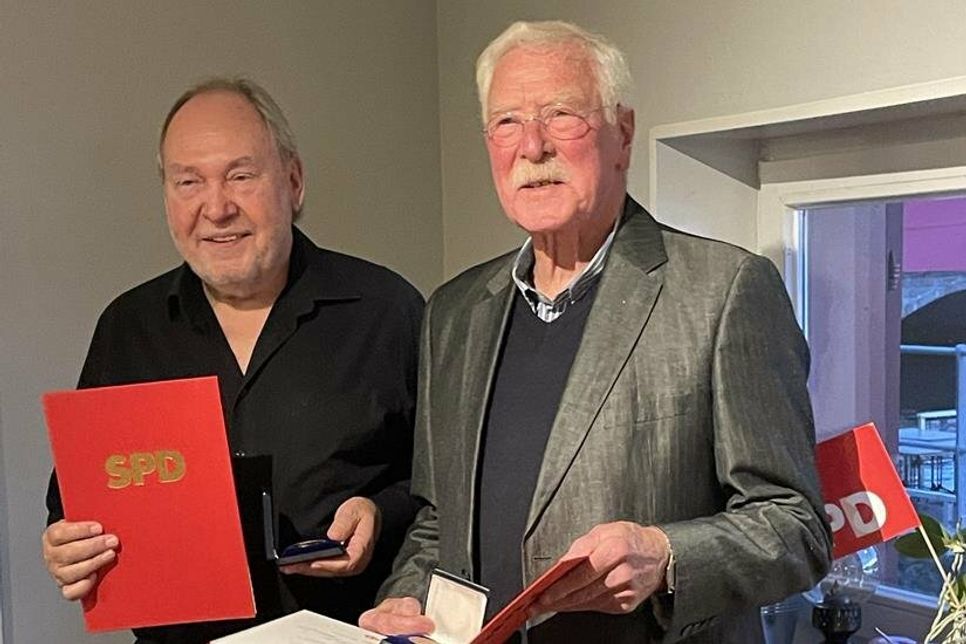 Norbert Kahl (lks.) und Volker Weber.