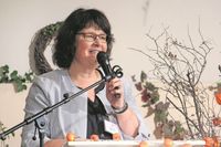 Christin Brückel vom Evangelischen Frauenwerk führte durch den Vormittag.