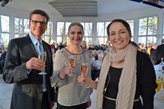 Bürgervorsteherin Anja Evers (Mitte), Bürgermeisterin Hatice Kara und Tourismusschef Joachim Nitz konnten zahlreiche Bürger zum Neujahrsempfang begrüßen. (Foto: René Kleinschmidt)