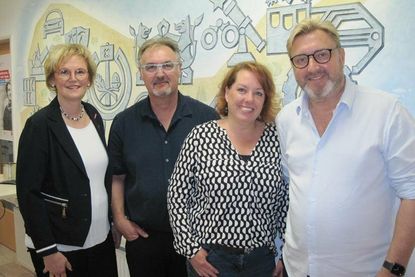 Neuer Vorstand der Friseur-Innung Ostholstein/Plön: Obermeisterin Kirstin Voß, Michael Büll, Christine Baer, Thomas Teipelke (v. lks.). Es fehlen Birte Catterfeld und Frank-Ole Rönfeldt.