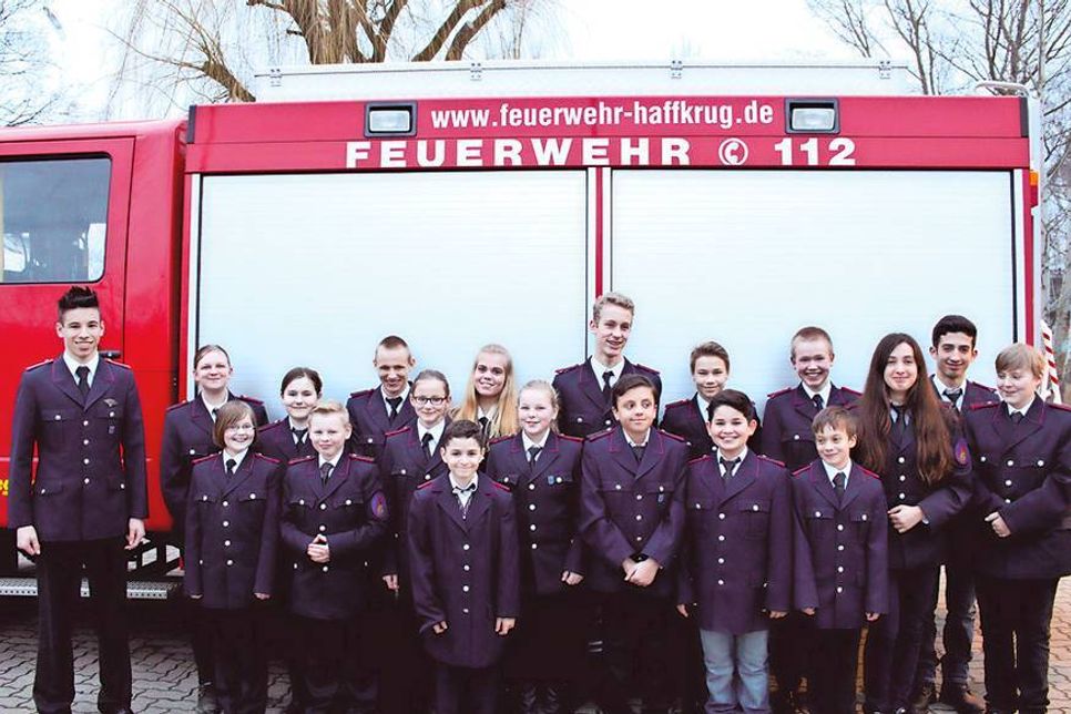 Das engagierte Team der Jugendfeuerwehr Haffkrug. (Foto: Svea Banderob)
