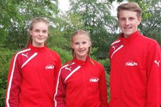 Bente Kropp, Finja Plath und Henrik Faasel starteten für den TSV Grömitz bei den Landesmeisterschaften im Mehrkampf.