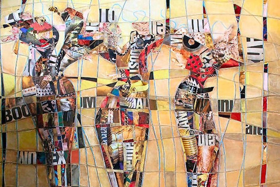 Ausschnitt eines Kunstwerkes von Sheela Jaensch.