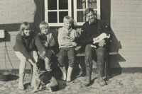 Aus dem Familienalbum: Familie Deicke mit Anne, Delf, Jan und Ulli (v. lks.).