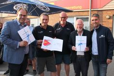 Bürgermeister Mirko Spieckermann, Thomas Busse, Norbert Quack-Elbracht, Bürgervorsteher Sönke Sela und Stephan Reil