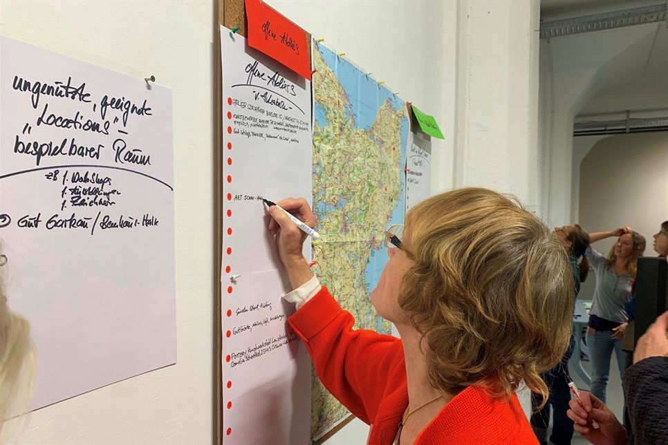 Gemeinsam wurden Ideen für Kunst- und Kulturinteressierte erarbeitet.