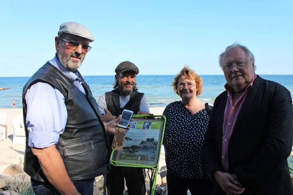Volker Weidemann, Ralf Suhr, Andrea Hufnagel und Max Kracht (v. lks.).