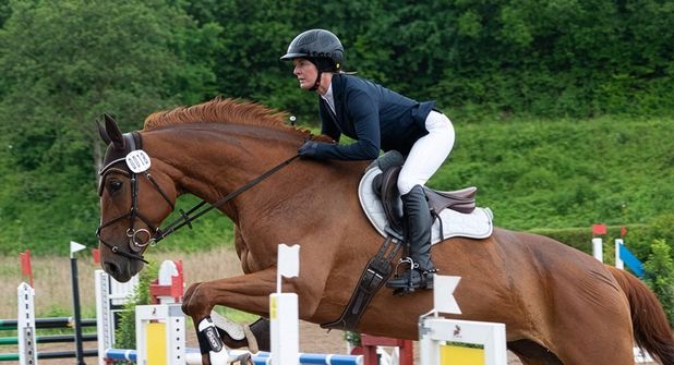 Johanna Hengelhaupt mit dem ersten Platz Vielseitigkeit Klasse A*.