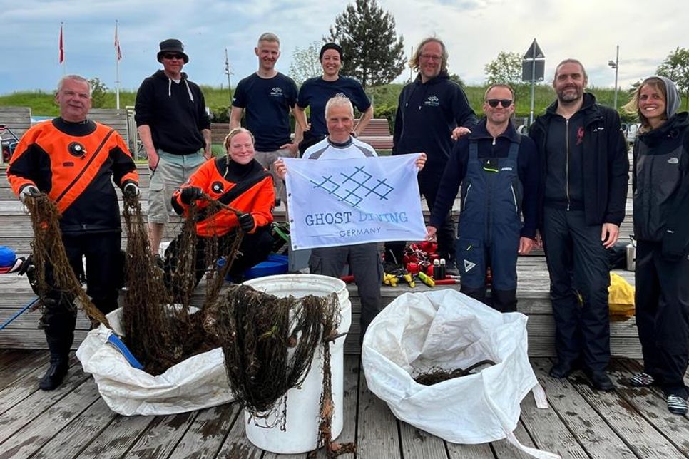 120 Kilogramm Netze konnten geborgen werden.