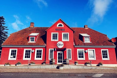 Das Restaurant „Ollex“ an der B 501 in Bliesdorf.
