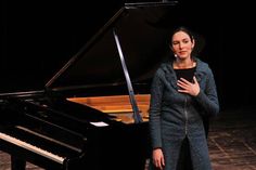 Bestritt die letzte Kulturmatinee der Theatersaison 2017/18: die Pianistin Isabelle Engelmann.